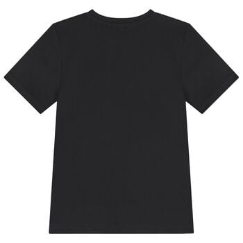 Boys Black Logo T-Shirt