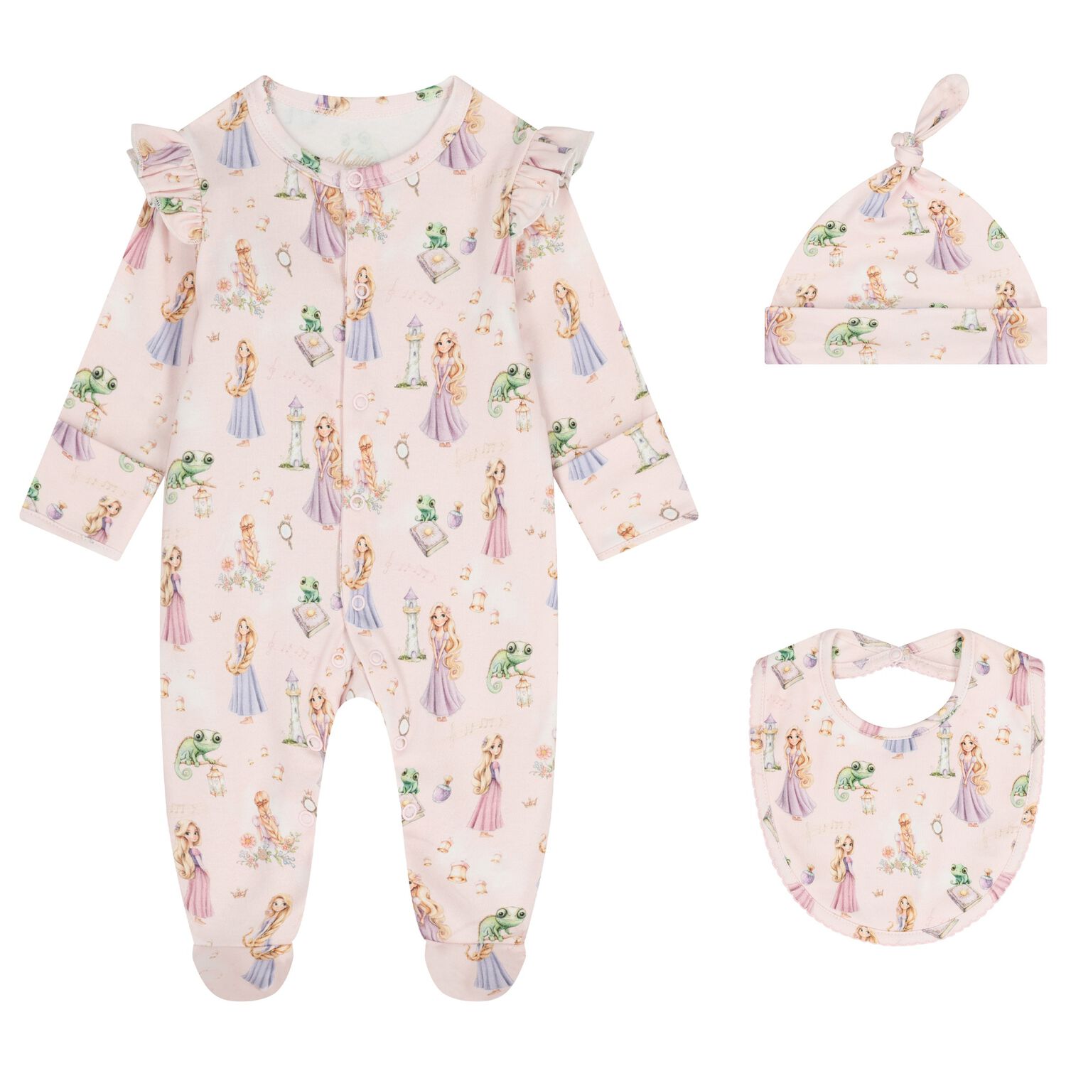 Baby Girls Pink Africa Babygrow Gift Set, 1, hi-res