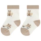 Beige & Ivory Baby Socks ( 4-Pack ), 1, hi-res