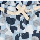 شورت أولاد بطبعة تجريدية باللون الأزرق , 2, hi-res