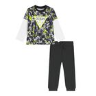 Baby Boys Grey Logo Joggers Set, 3, hi-res