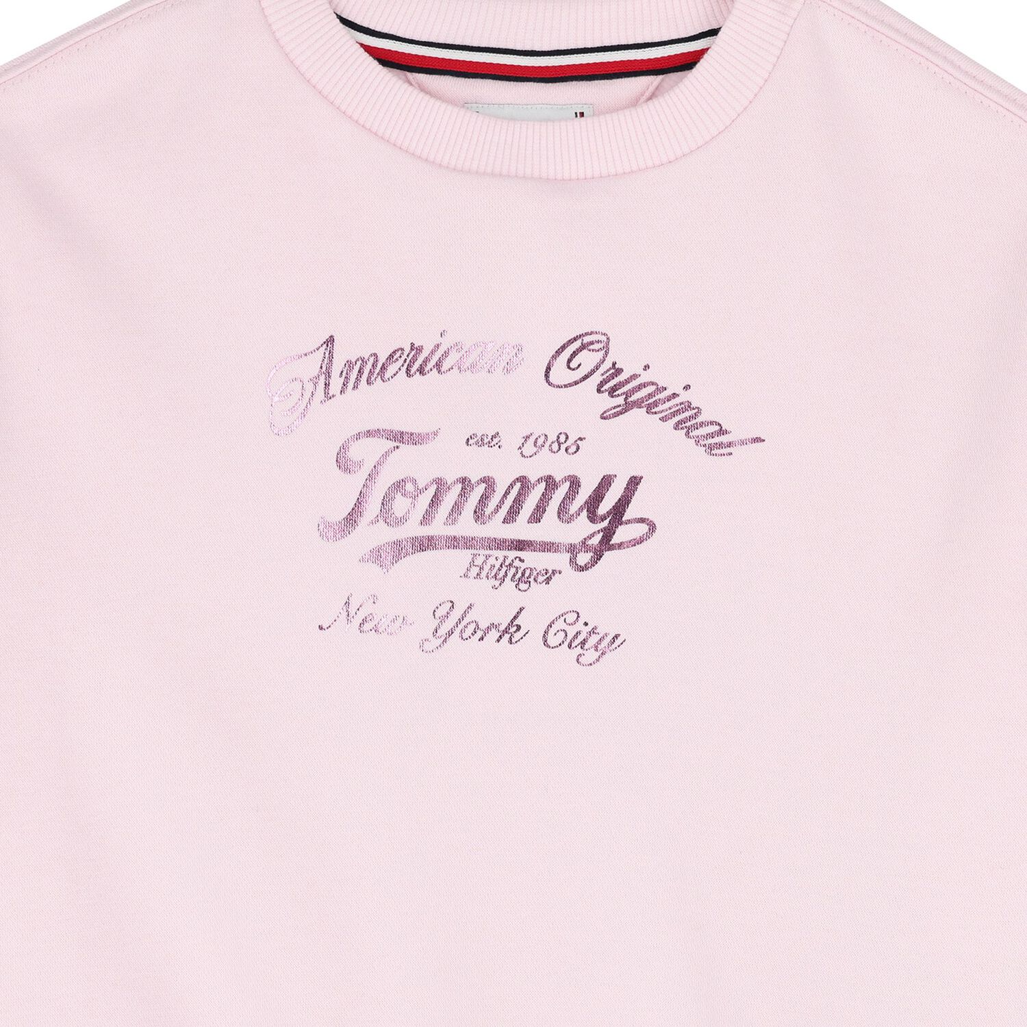 سويت شيرتات بشعار وردي للبنات, 1, hi-res image number null