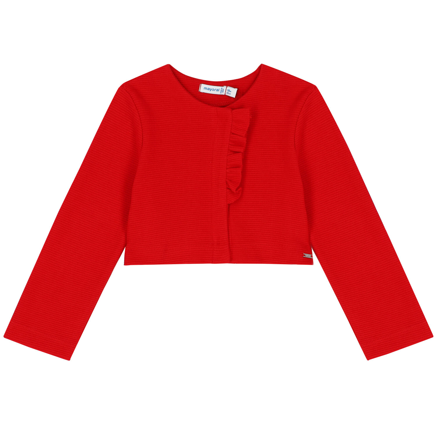 Younger Girls White & Red Floral Leggings Set, 1, hi-res