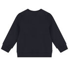 بدلة رياضية أولاد بالشعار باللون الكحلى, 1, hi-res