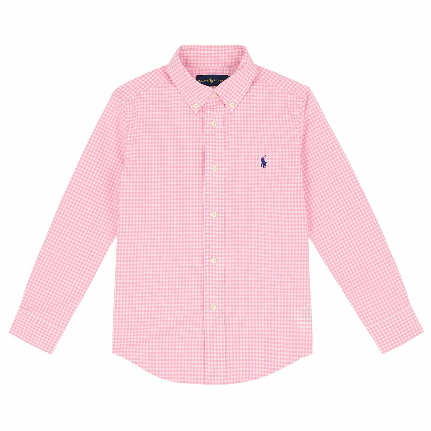Boys Pink & White Logo Shirt, 2, hi-res