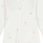 Baby Girls White & Pink Babygrows ( 4 Pack ), 2, hi-res