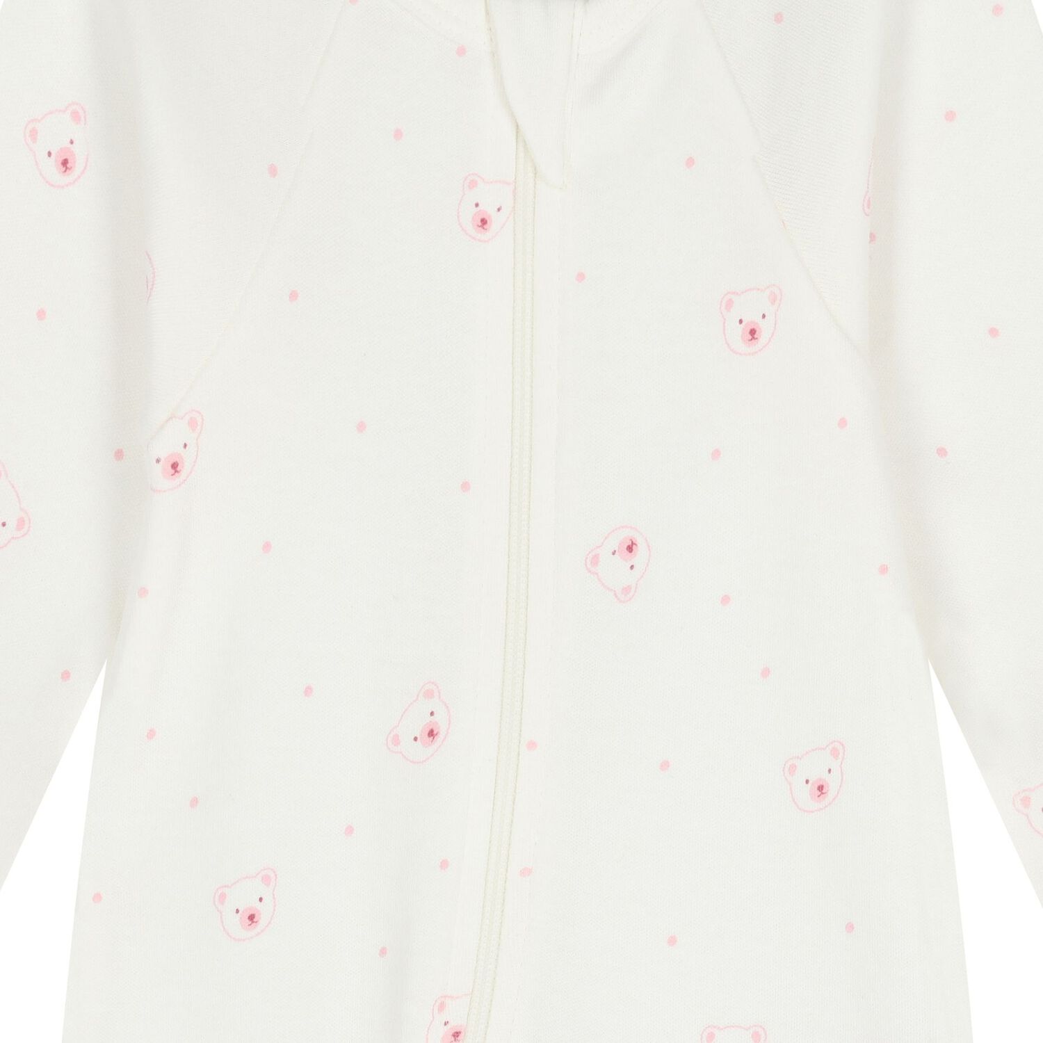 Baby Girls White & Pink Babygrows ( 4 Pack ), 2, hi-res image number null