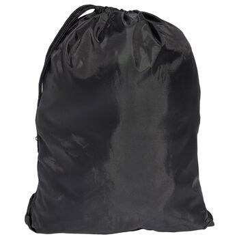 Black Trefoil Logo Gym Sack