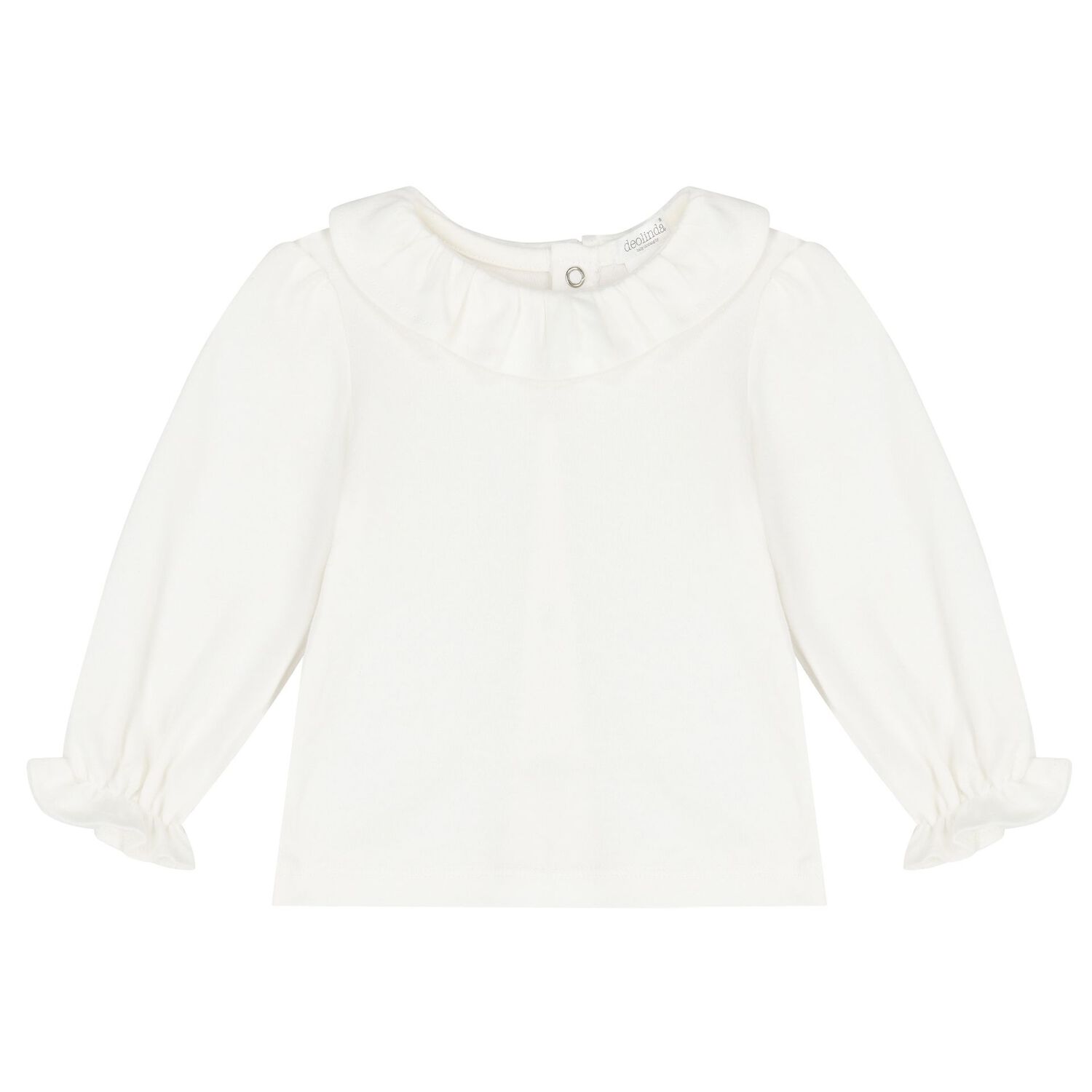 طقم بنات تنورة بطبعة خروف باللون العاجي , 1, hi-res