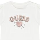 Baby Girls White & Pink Skirt Set, 1, hi-res