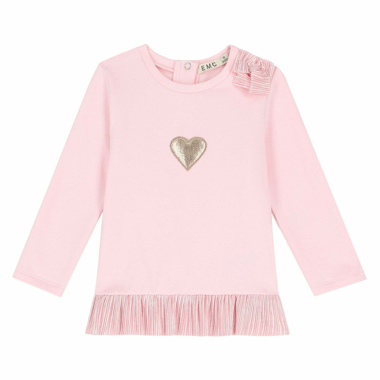 Younger Girls Pink Top & Leggings Set, 1, hi-res image number null