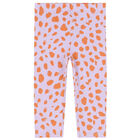 Younger Girls Purple Leggings, 1, hi-res