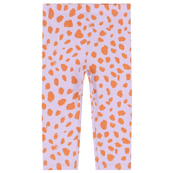 Younger Girls Purple Leggings
