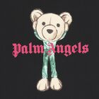 Boys Black Teddy Bear Logo T-Shirt, 2, hi-res