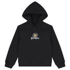 Black Teddy Bear Logo Hooded Top, 1, hi-res