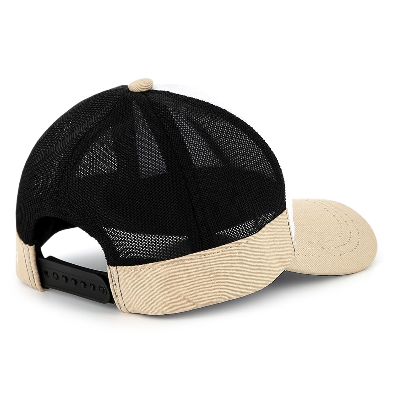 قبعة بالشعار للأولاد باللون الأبيض والبيج والأسود, 1, hi-res