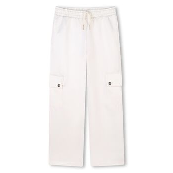 Girls Ivory Trousers