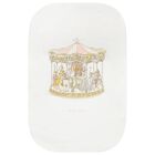 Baby Girls White & Pink Carousel Fitted Sheet, 2, hi-res