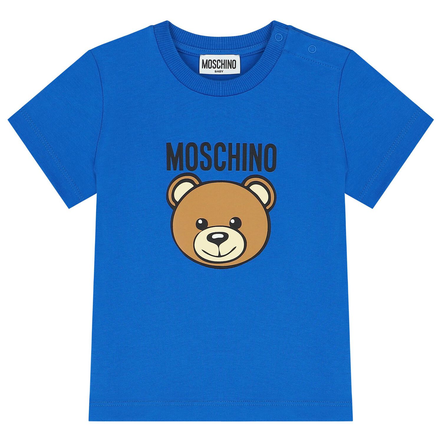 Blue Teddy Bear Logo Shorts Set, 1, hi-res