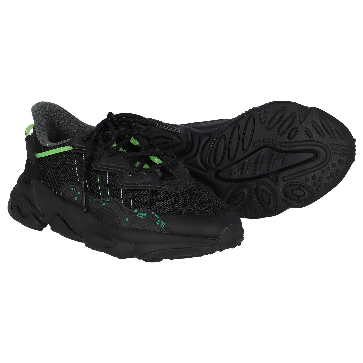 Black Ozweego J Trainers, 1, hi-res