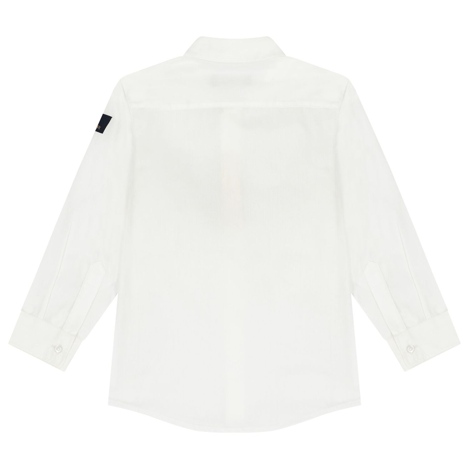 قميص أولاد بالشعار باللون الأبيض والذهبي, 1, hi-res