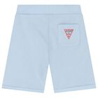 Boys Blue Logo Shorts, 4, hi-res