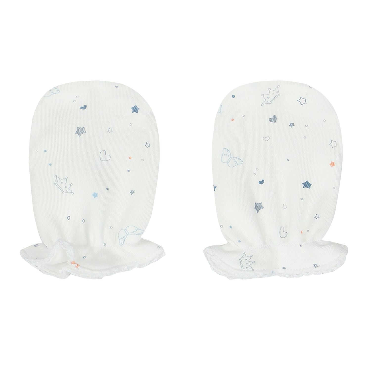 Baby Boys White Star & Crown 5 Piece Gift Set, 2, hi-res image number null