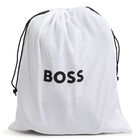 Boys Black Canvas Backpack, 1, hi-res