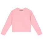 Girls Pink Choupette Logo Sweatshirt, 1, hi-res