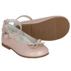 حذاء بنات مزين باللون الوردي, 1, hi-res