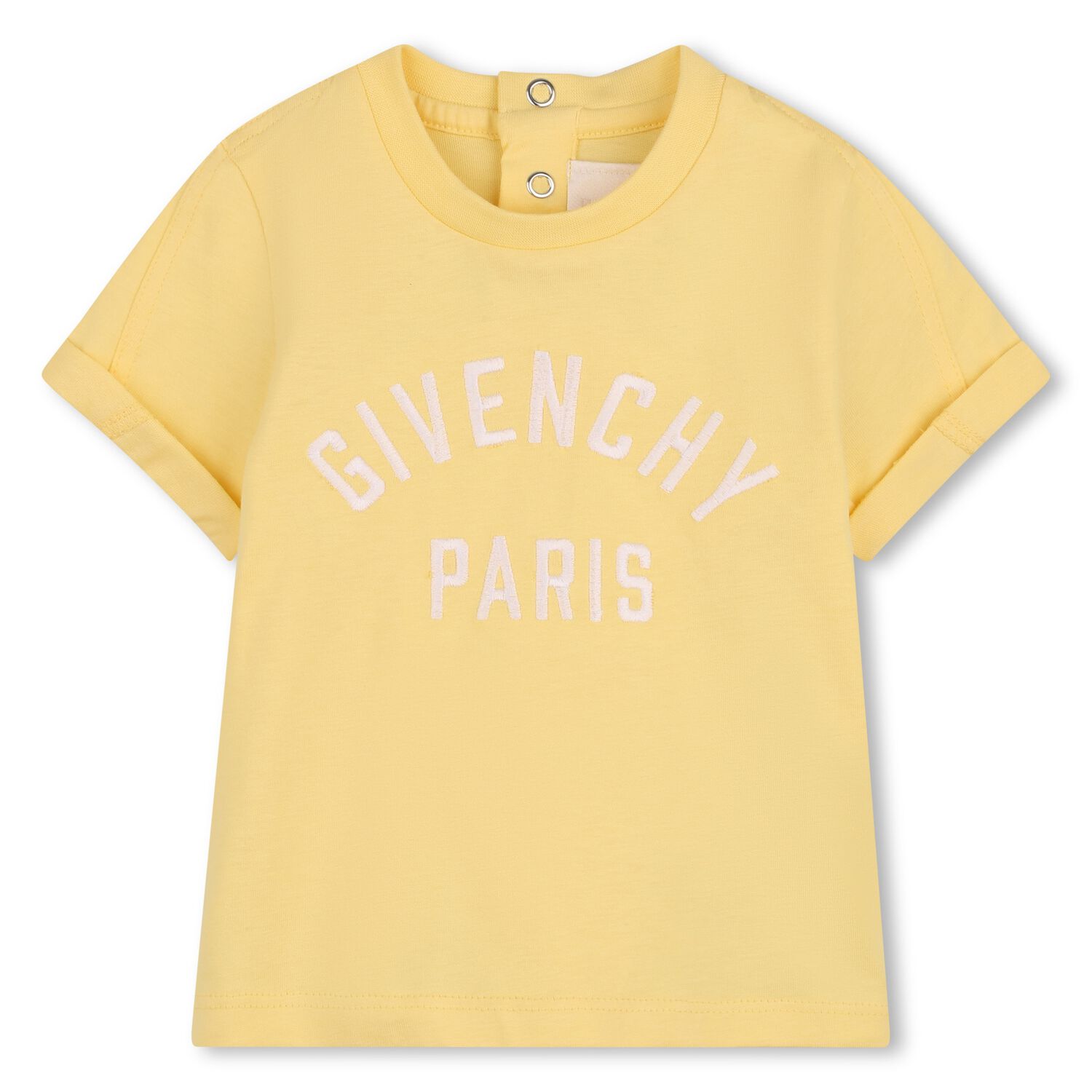 Younger Boys Yellow Logo T-Shirt, 2, hi-res