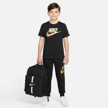 Boys Black & Gold Logo Joggers