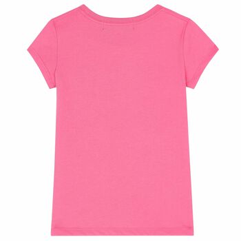 Girls Pink Logo T-Shirt