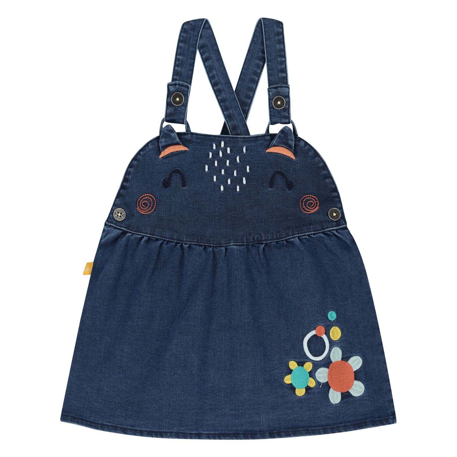 Baby Girls Ivory & Blue Denim Skirt Set, 1, hi-res image number null