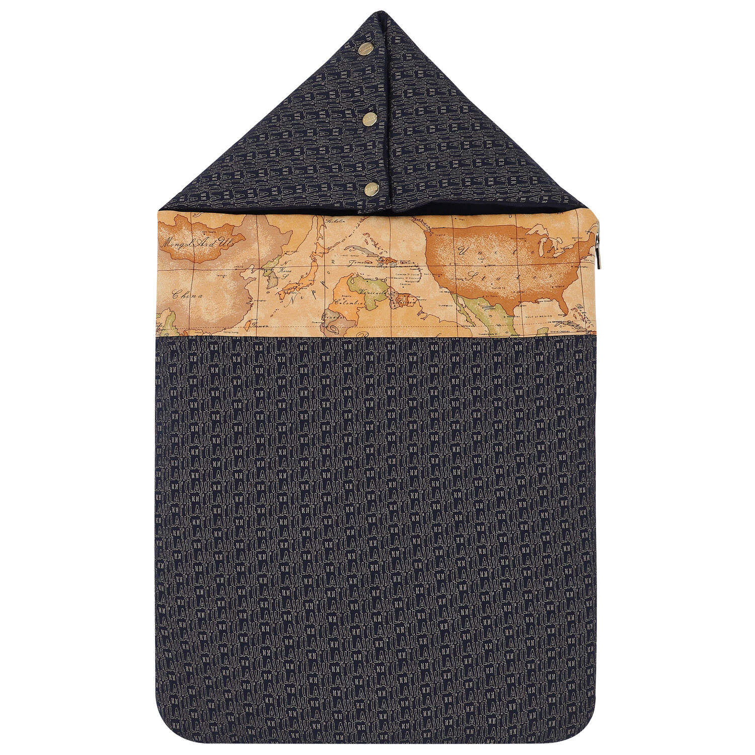 Navy Blue Logo Baby Nest, 1, hi-res