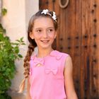 مشبك شعر للبنات بفيونكة باللون الأبيض ( قطعتين ), 3, hi-res