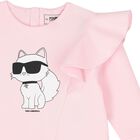 Younger Girls Pink Ikonik Choupette Dress, 1, hi-res