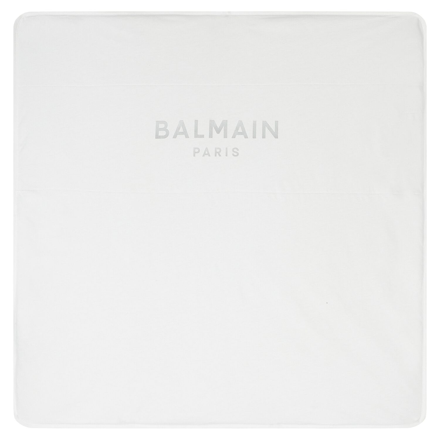 White & Silver Logo Blanket, 1, hi-res