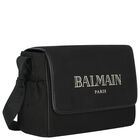 Black Logo Baby Changing Bag, 2, hi-res