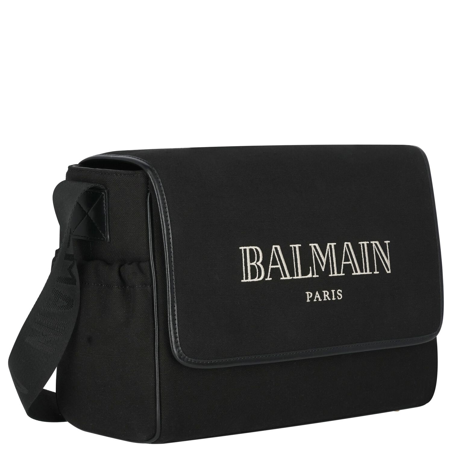 Black Logo Baby Changing Bag, 2, hi-res