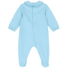 Blue Teddy Bear Logo Babygrow Gift Set, 3, hi-res