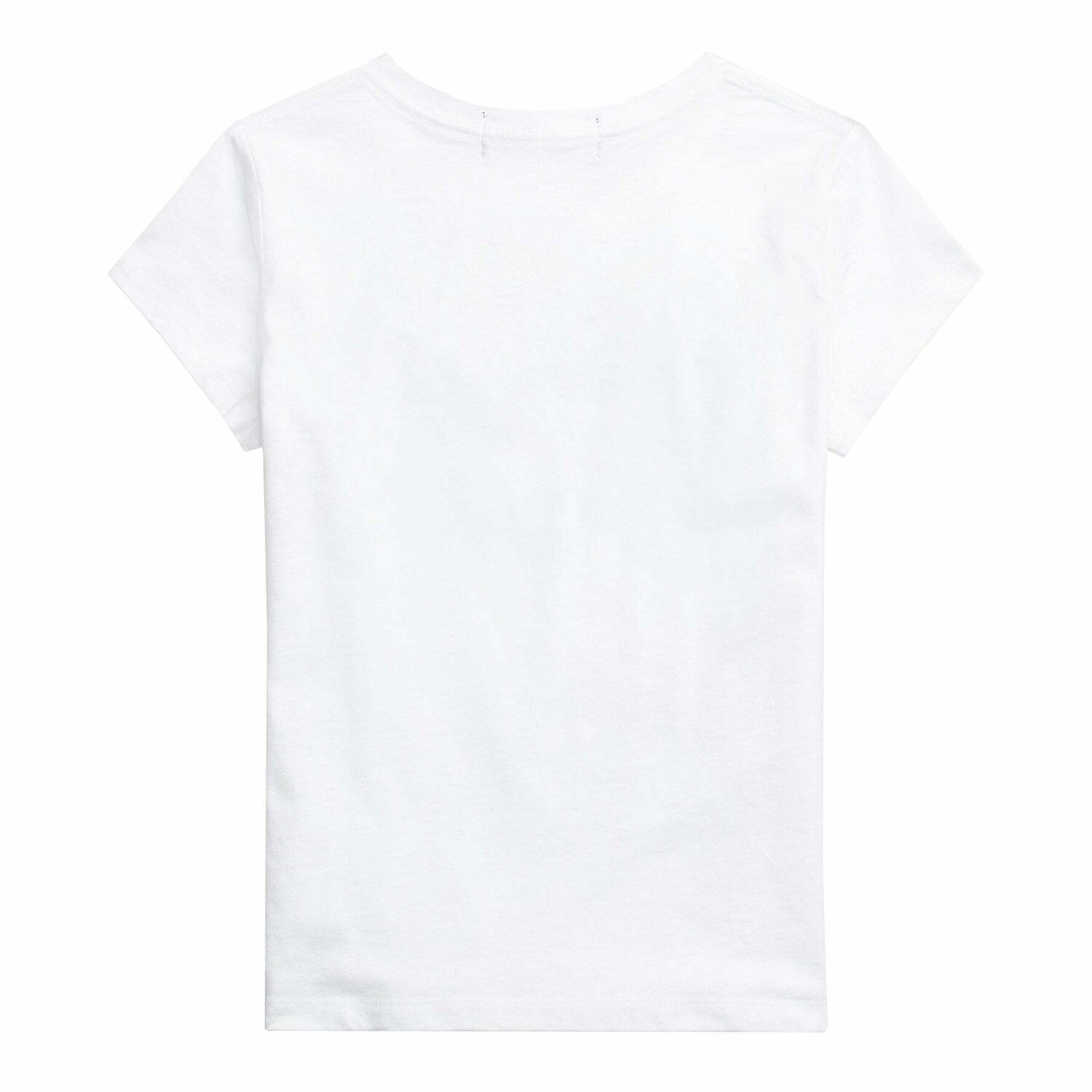 Older Girls White Logo T-Shirt, 1, hi-res