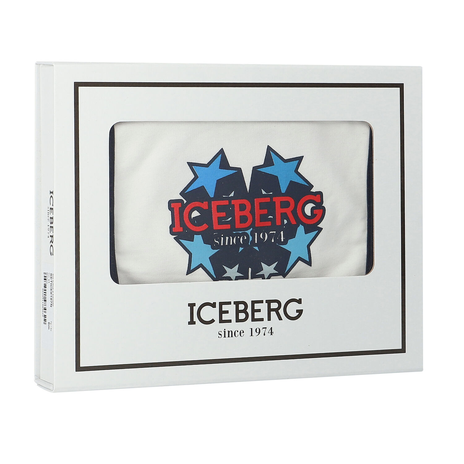 Baby Boys White Logo Babygrow Set, 1, hi-res image number null