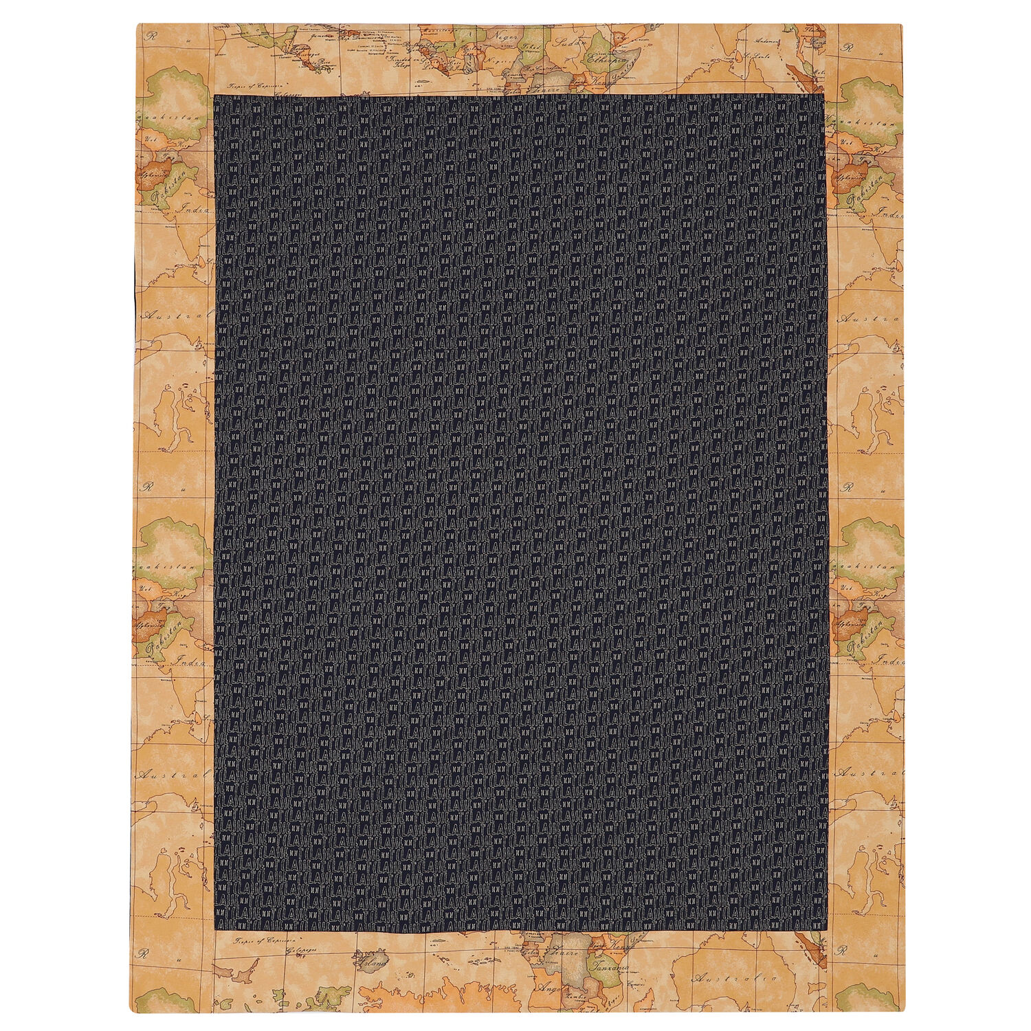 بطانية بالشعار باللون الكحلي, 1, hi-res