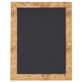 Navy Blue Logo Baby Blanket