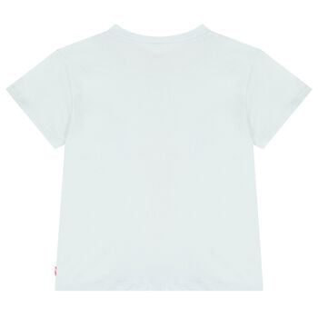 تيشيرت باللون أزرق للبنات