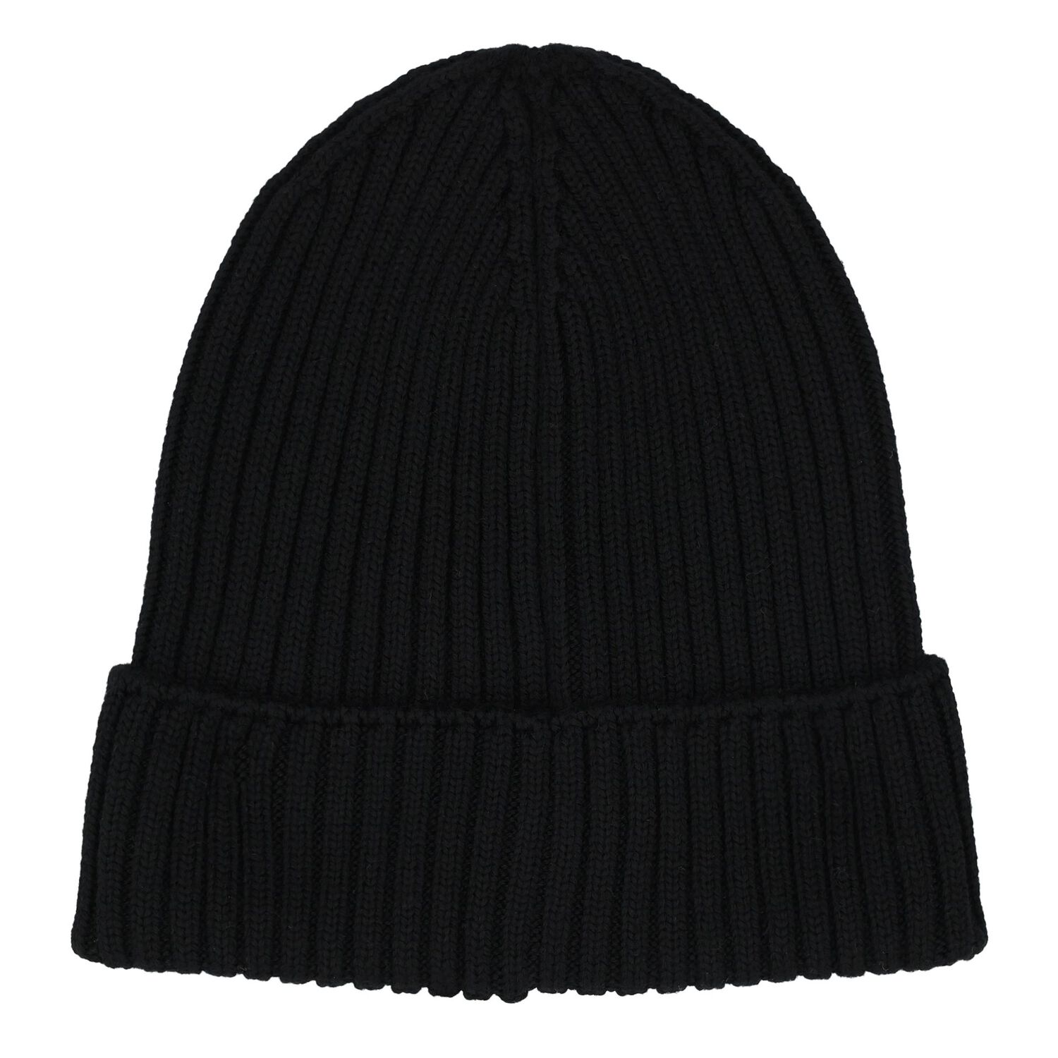 Boys Black Logo Beanie Hat, 1, hi-res