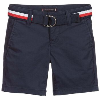 Boys Navy Chino Shorts