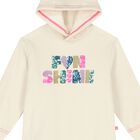 فستان بنات هودي ترتر باللون العاجي, 1, hi-res