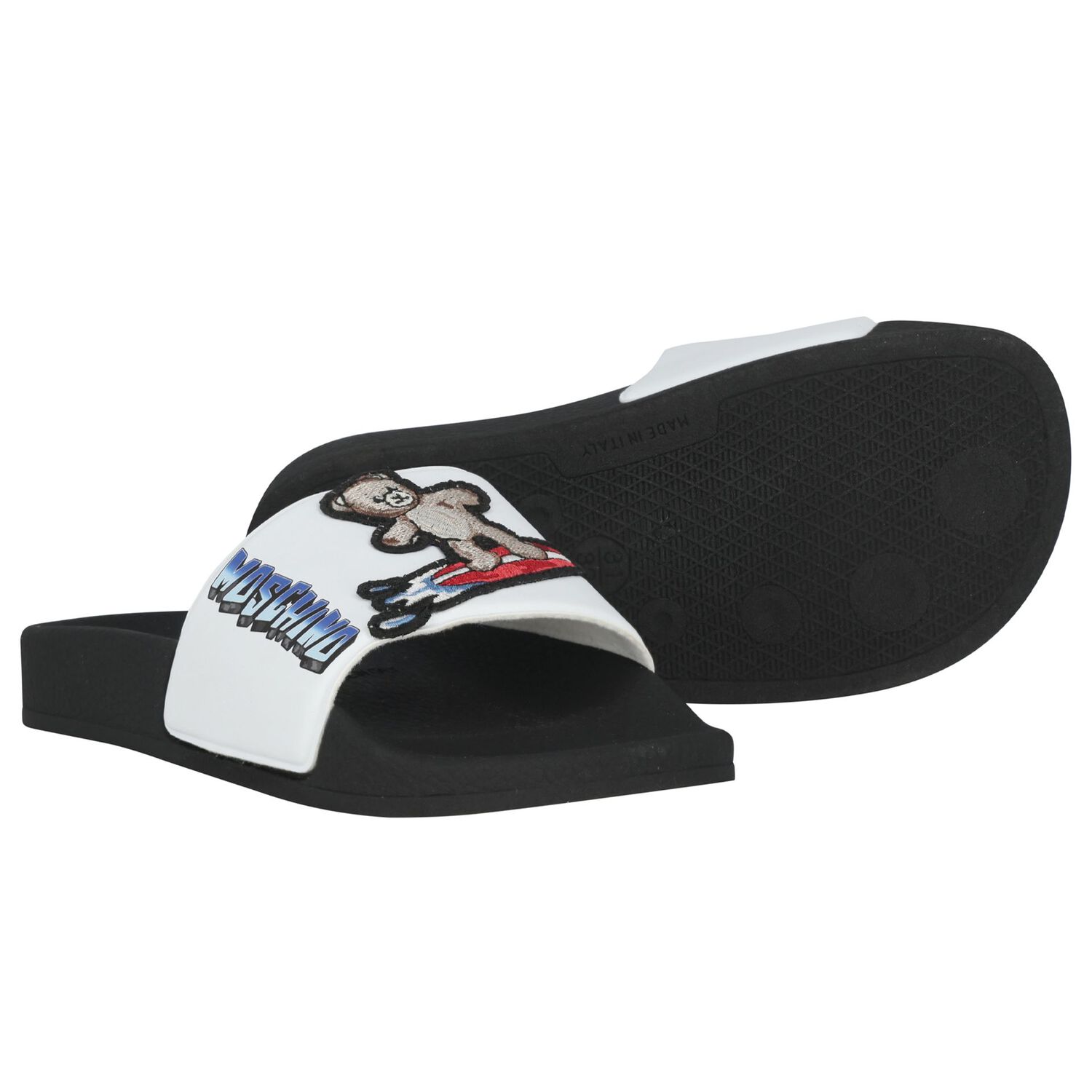 Black & White Teddy Bear Logo Sliders, 1, hi-res